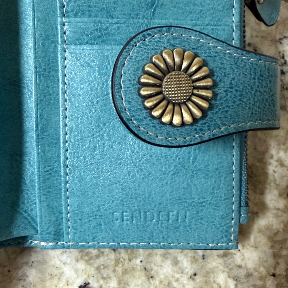 Sendefn Small Wallet Genuine Leather Bifold Purse RFID Blocking Card Holder - Picture 12 of 16